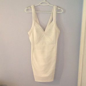White bandage dress